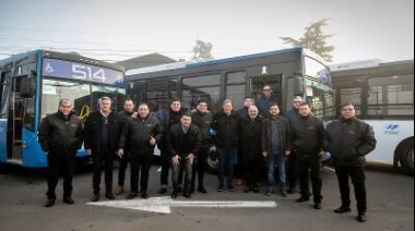 Cascallares y Fabiani presentaron nuevas unidades para las líneas locales de colectivos