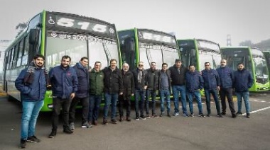 Cascallares y Fabiani presentaron nuevas unidades para las líneas locales de colectivos