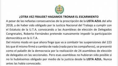 Comercio y la UTA, dos elecciones “calientes” con interés para todo el sindicalismo