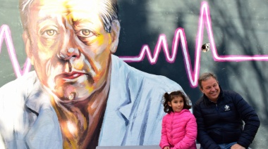 Inauguraron un mural en homenaje a René Favaloro en Brown