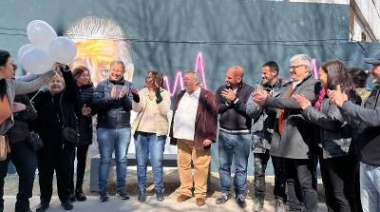Inauguraron un mural en homenaje a René Favaloro en Brown