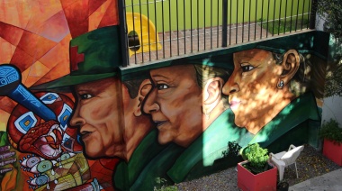 Inauguraron el mural latinoamericano por los 40 años de Malvinas