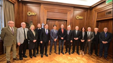 Martín Insaurralde se reunió con autoridades de la CAME