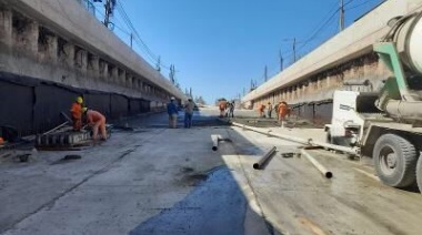 Reordenan el tránsito y preparan la apertura del paso bajo nivel de San Martín