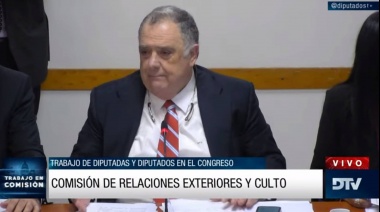 Diputados trabajará proyectos de relaciones exteriores