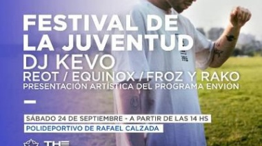 Fin de semana con festivales y freestyle en Calzada y Ministro Rivadavia
