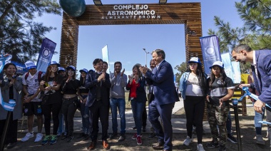 Kicillof, Cascallares y Fabiani inauguraron el Parque Astronómico de Brown