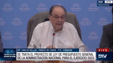 Diputados emitió dictamen de mayoría sobre el Presupuesto 2023