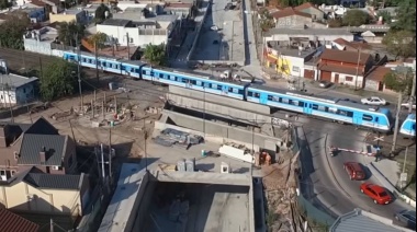 Avanza la construcción del paso bajo nivel de la avenida San Martín