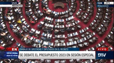 Diputados trata el Presupuesto 2023