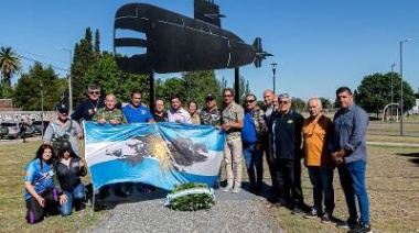 Emotivo homenaje en Brown a la tripulación del ARA San Juan