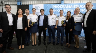 Kicillof visitó Lomas y lanzó un programa educativo en cárceles