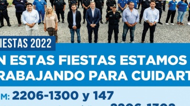 El Municipio de Almirante Brown brinda servicios para cuidar a los vecinos en las Fiestas