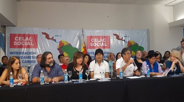 Con fuerte presencia gremial, la CELAC Social presentó sus propuestas a presidentes