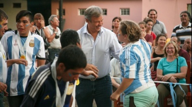Cascallares compartió una jornada junto a los chicos de la Colonia Municipal