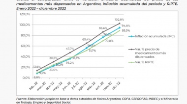 Los trabajadores gastan cada vez más en medicamentos, según informe de instituto de ATE