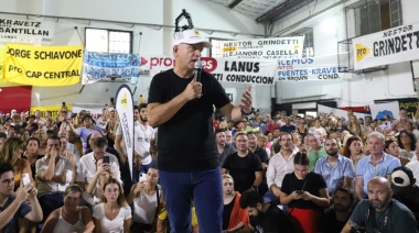 Bullrich visitó Lanús y Grindetti formalizó su precandidatura a gobernador