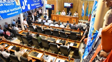 Mantegazza abrió el período de sesiones ordinarias en el Concejo Deliberante