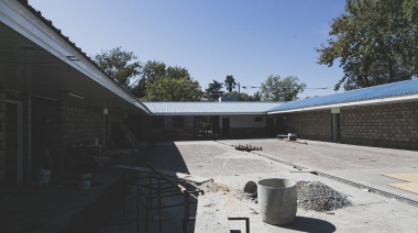Avanzan las obras de la nueva Casa de la Cultura de Don Orione
