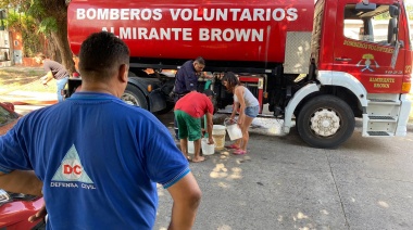 El Municipio abastece con agua a barrios, instituciones y hospitales