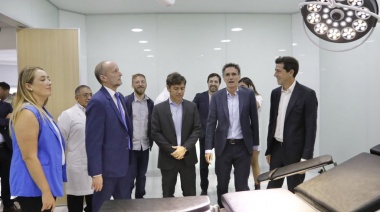 Kicillof e Insaurralde inauguraron el Hospital de Diagnóstico Inmediato en Temperley
