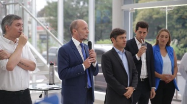Kicillof e Insaurralde inauguraron el Hospital de Diagnóstico Inmediato en Temperley