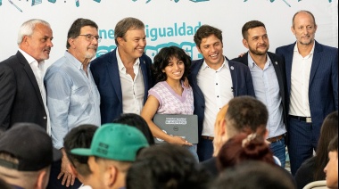 Kicillof, Cascallares y Fabiani inauguraron el edificio de la Escuela de Educación Técnica N° 5