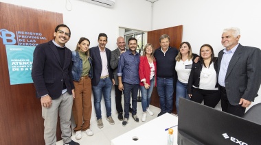 Álvarez Rodríguez, Cascallares y Fabiani inauguraron un nuevo Registro Provincial de las Personas