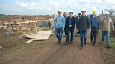 Avanza la construcción de viviendas en un predio de Guernica