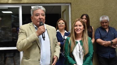 Ledesma inauguró una nueva obra en San Justo