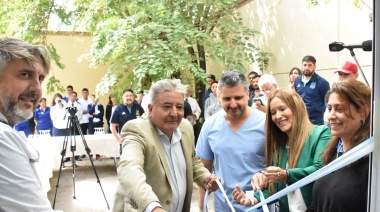 Ledesma inauguró una nueva obra en San Justo
