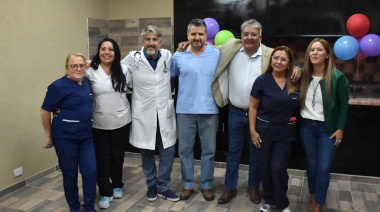 Ledesma inauguró una nueva obra en San Justo