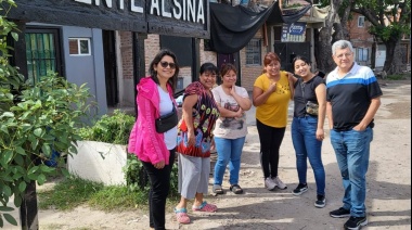 De Gennaro recorrió Paso de Burgos y dialogó con vecinos