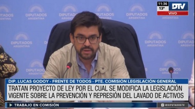 Diputados trabajará en el proyecto de modificación de la ley sobre lavado de activos