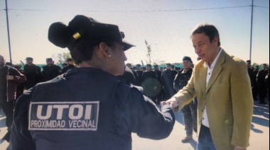 Brown presentó 300 nuevos efectivos, camionetas 0km y motos policiales