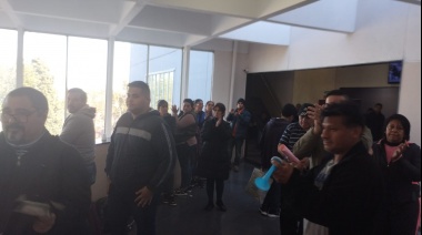 Corte de calle y protesta en la Municipalidad contra la expropiación de terrenos en Sarandí