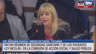 Avanzó en comisión el proyecto sobre seguridad del paciente
