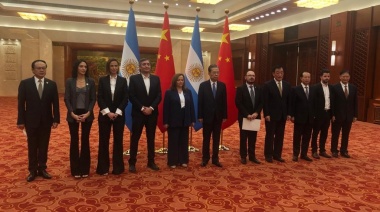 Cecilia Moreau abogó por la cooperación bilateral ante la Asamblea Popular Nacional china