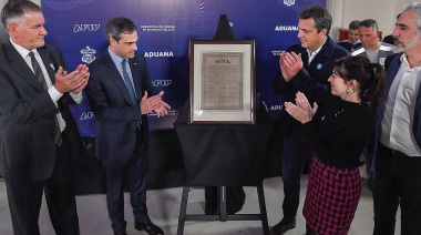 Aduana recuperó impreso de la Declaración de Independencia de 1816