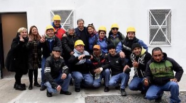 Cascallares y Fabiani inauguraron nuevas aulas en el CIC de Mármol
