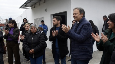 Cascallares y Fabiani inauguraron nuevas aulas en el CIC de Mármol