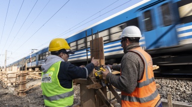Avanzan las obras de la nueva estación de trenes de la Universidad Guillermo Brown