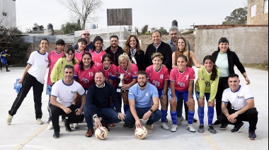 Tolosa Paz, Cascallares y Fabiani visitaron instituciones de Brown