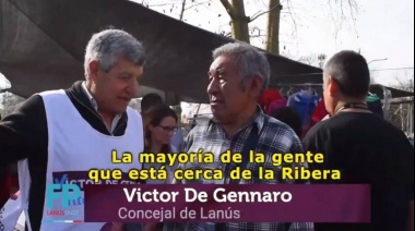 De Gennaro apunta a “recuperar la Ribera para todos los lanusenses”