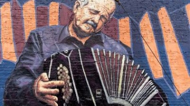 Nuevo mural del Municipio en homenaje al tango en Burzaco
