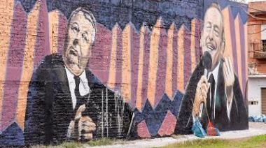 Nuevo mural del Municipio en homenaje al tango en Burzaco