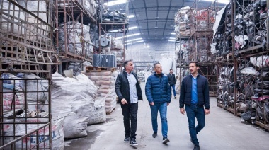 Álvarez apuntó a “fortalecer la industria del reciclaje porque es una fuente importante de trabajo local”