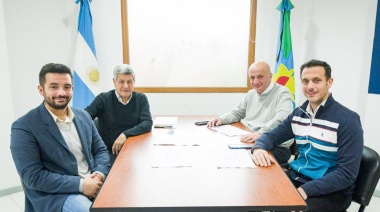 Julián Álvarez se reunió con Balladares, Russo y De Gennaro