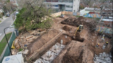 Avanza la construcción del segundo edificio de aulas para el ISFD N° 41
