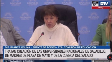 Diputados dictaminó la creación de tres universidades públicas